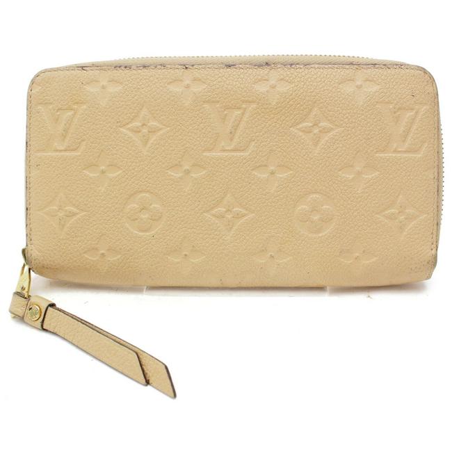 Louis Vuitton Zippy Beiges Monogram Empreinte Wallet