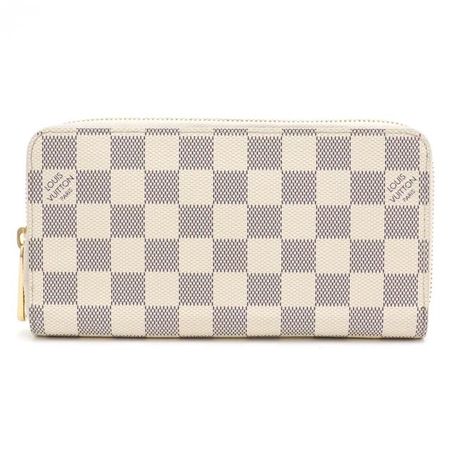 Louis Vuitton Zippy Damier Azur Round Zipper Long New N41660 Wallet