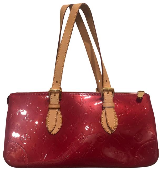 Louis Vuitton Rosewood Avenue Cherry Vernis Red Patent Leather Satchel