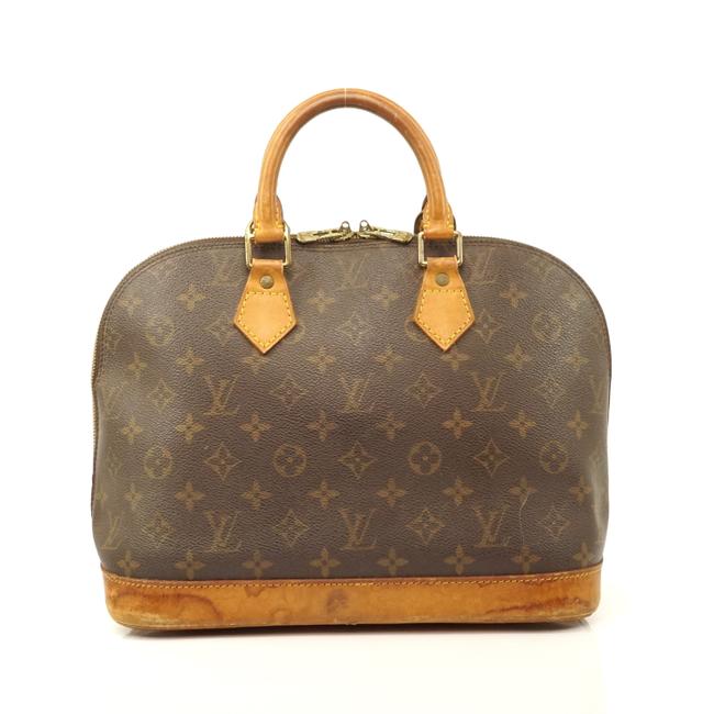 Louis Vuitton Alma #3602l16 Brown Satchel