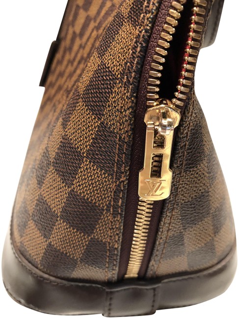 Louis Vuitton Alma Brown Monogram Denim Canvas Satchel