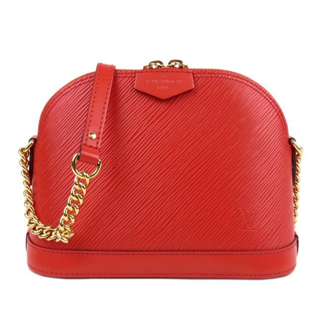 Louis Vuitton Alma Epi Mini Red Leather Cross Body Bag