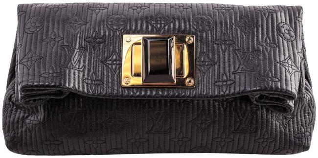 Louis Vuitton Altair Limited Edition Black Leather Clutch