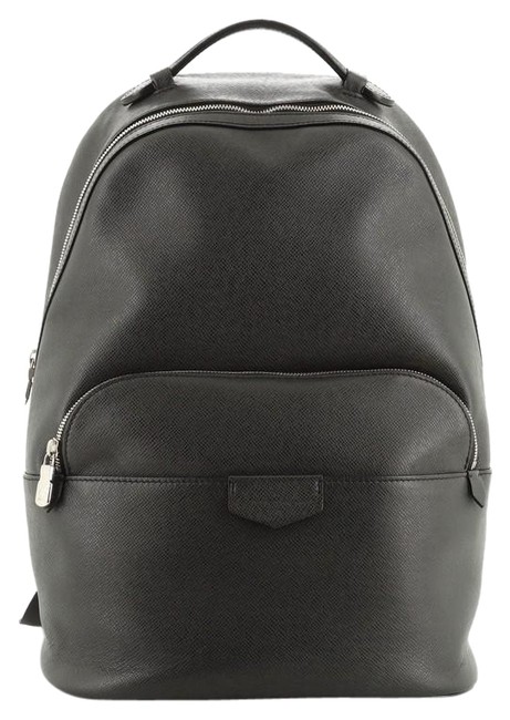 Louis Vuitton Anton Taiga Black Leather Backpack