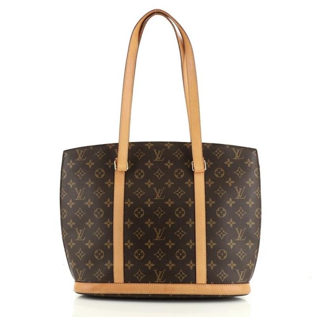 Louis Vuitton Babylone Handbag Brown Monogram Canvas Tote