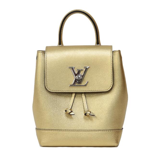 Louis Vuitton Backpack Daypack Handbag Lock Me M54575 Ladies Men Or Satchel