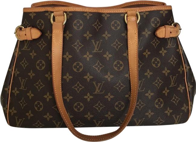 Louis Vuitton Batignolles Horizontal Monogram Canvas Leather Tote
