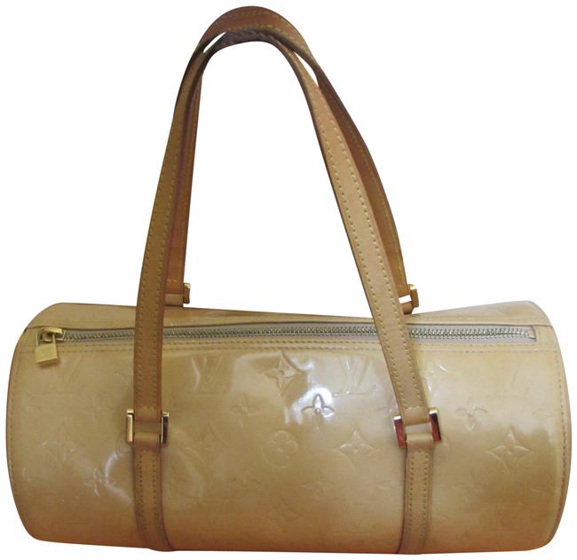 Louis Vuitton Bedford BeigeLight Yellow Monogram Mini Vernis Leather Baguette