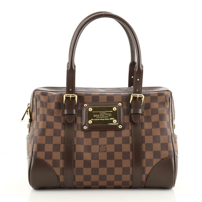 Louis Vuitton Berkeley Handbag Damier Brown Coated Canvas Tote