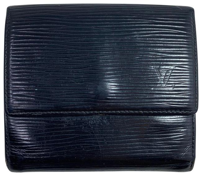 Louis Vuitton Black Compact Elcw0130 Wallet