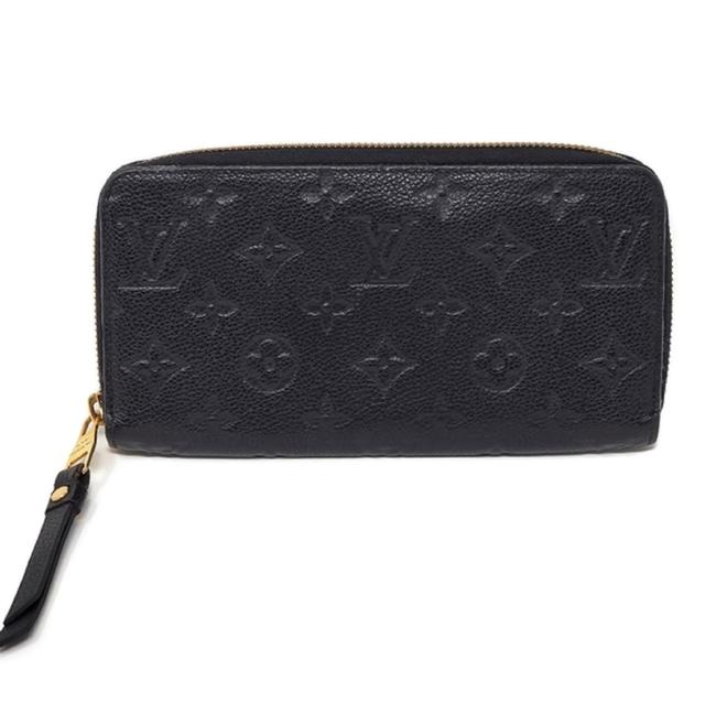 Louis Vuitton Black Empreinte Zippy Wallet