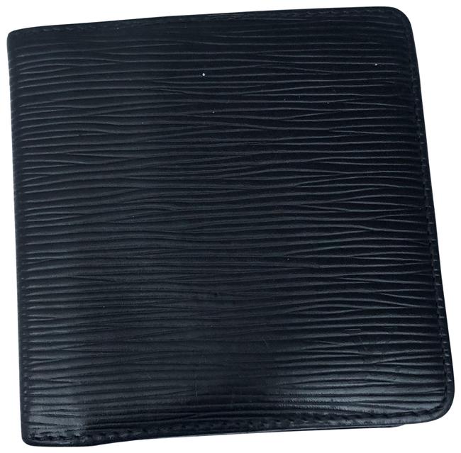 Louis Vuitton Black Epi Bifold Men Wallet