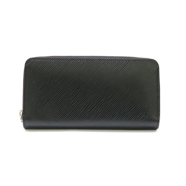 Louis Vuitton Black Pink Epi Zippy Calf Ladies Men Wallet