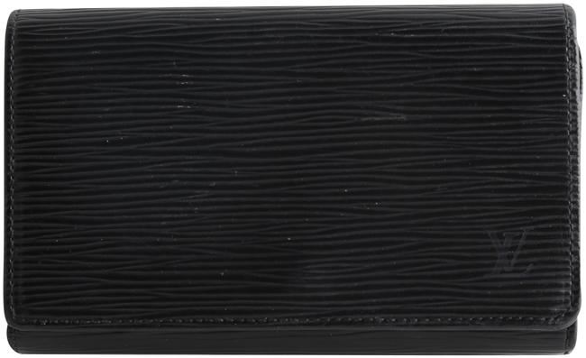 Louis Vuitton Black Tresor Epi Leather Wallet