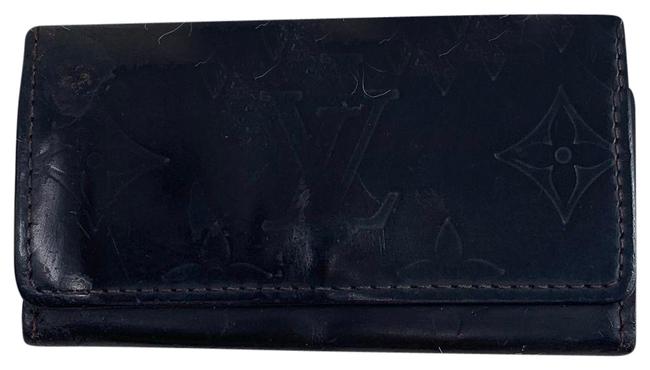 Louis Vuitton Black Vernis Keyholder Vnkh0090 Wallet