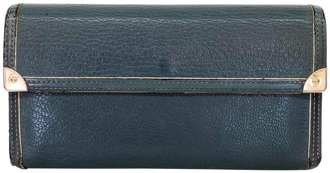 Louis Vuitton Blue Long Suhali Wallet