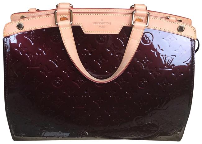 Louis Vuitton Brea Amarante Vernis Gm Satchel
