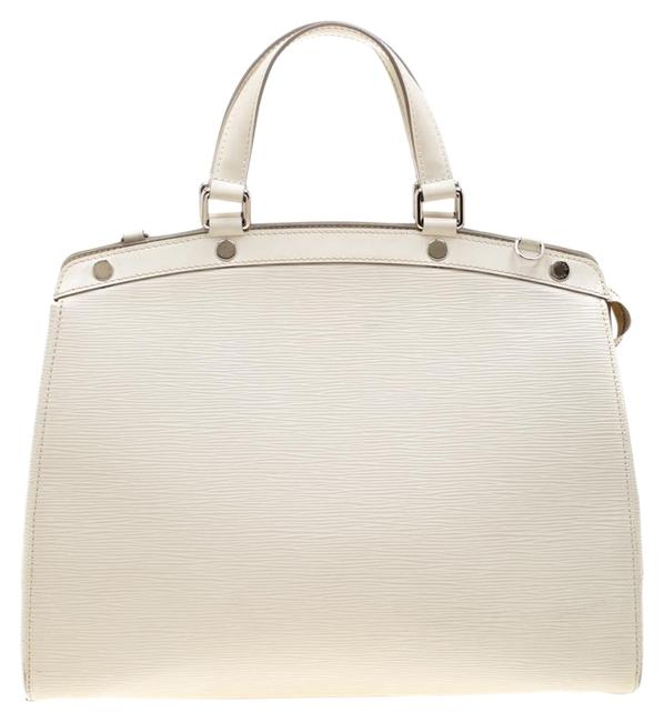 Louis Vuitton Brea Ivorie Epi Gm White Leather Tote