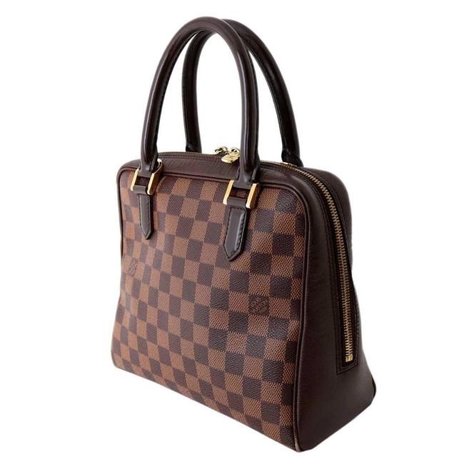 Louis Vuitton Brera Handbag N51150 Damier Canvas Ebene Ebene Satchel