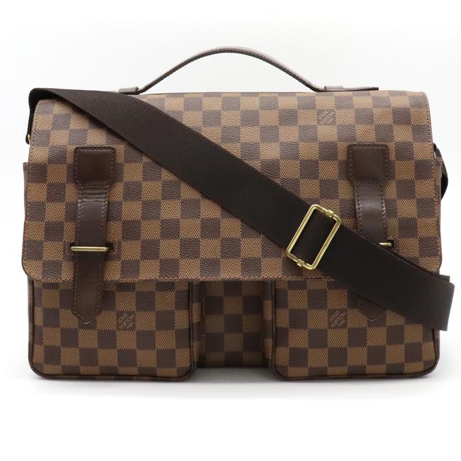 Louis Vuitton Broadway Business N42270 Damier Canvas Pvc Shoulder Bag