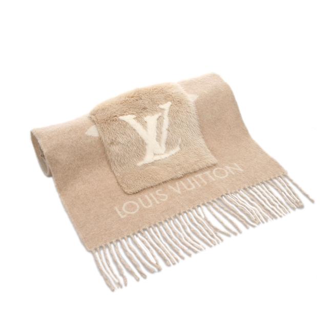Louis Vuitton Brown Fabric ScarfWrap