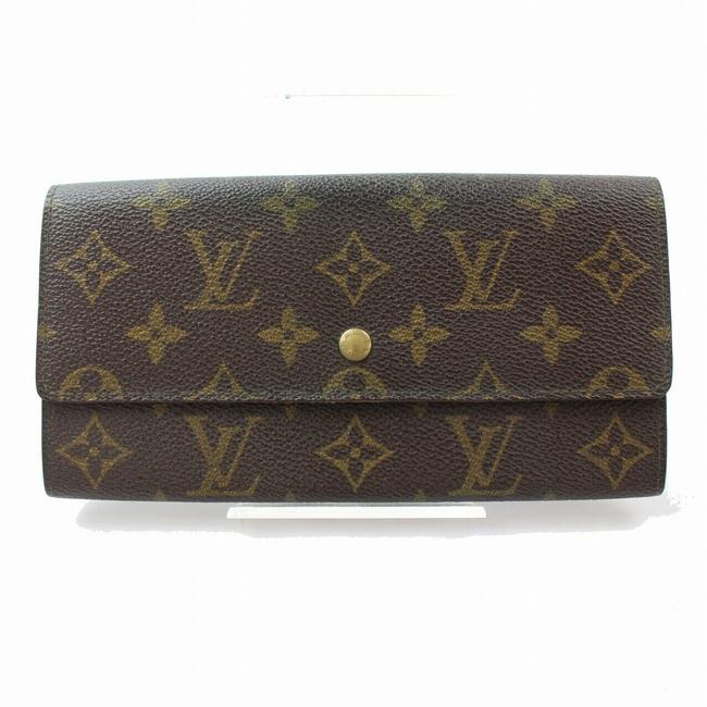 Louis Vuitton Brown Long Portefeuille Sarah Monogram 369584 Wallet