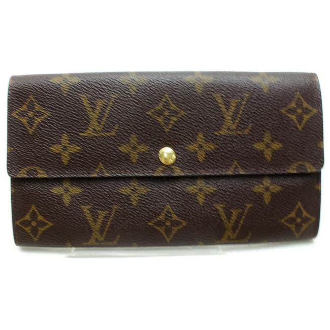 Louis Vuitton Brown Long Tresor Porte 872153 Monogram Portefeuille Wallet