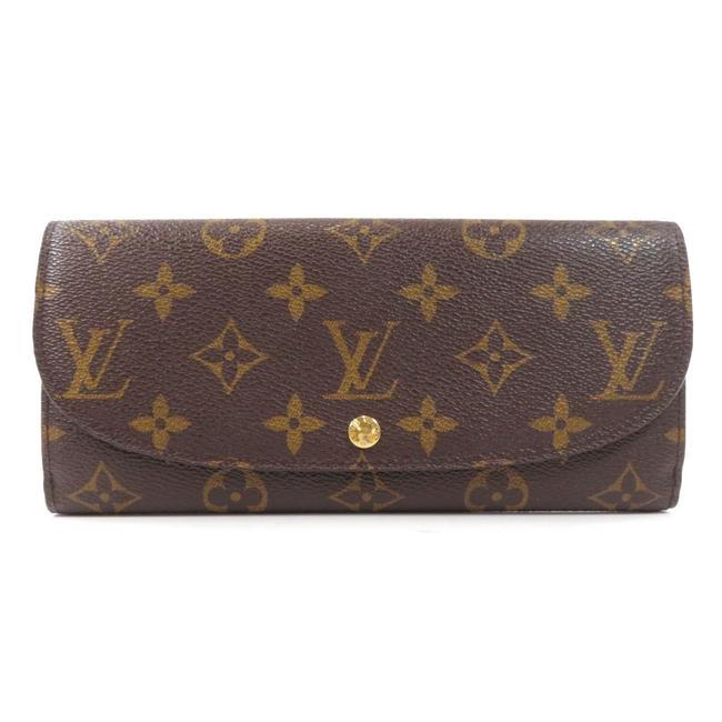 Louis Vuitton Brown Monogram Monogram M60460 Portofeuil Canvas Unisex Wallet