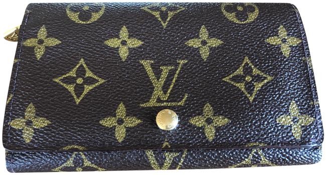 Louis Vuitton Brown Monogram Tresor Monnaine Bifold Wallet