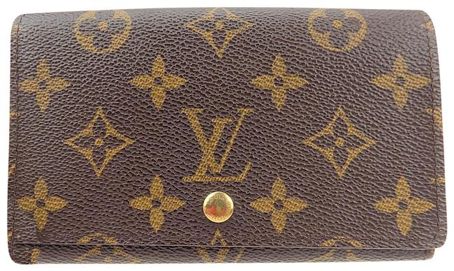 Louis Vuitton Brown Tresor Porte Monogram Monnaie Bifold 18 Wallet