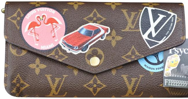 Louis Vuitton Brown World Tour Sarah M62147 Wallet