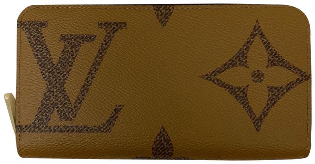 Louis Vuitton Brown Zippy Reverse Monogram Giant Wallet
