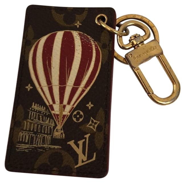 Louis Vuitton BrownRed Key Holder