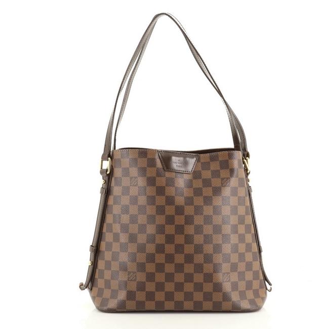 Louis Vuitton Cabas Rivington Damier Brown Coated Canvas Hobo Bag