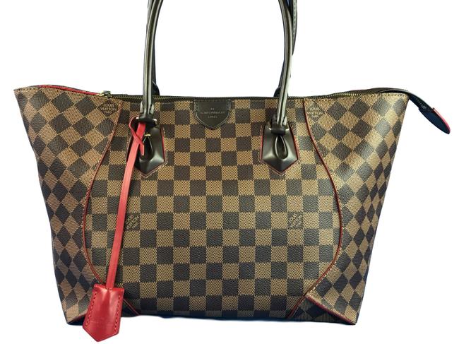 Louis Vuitton Ca?ssa Damier Mm Brown Canvas Tote