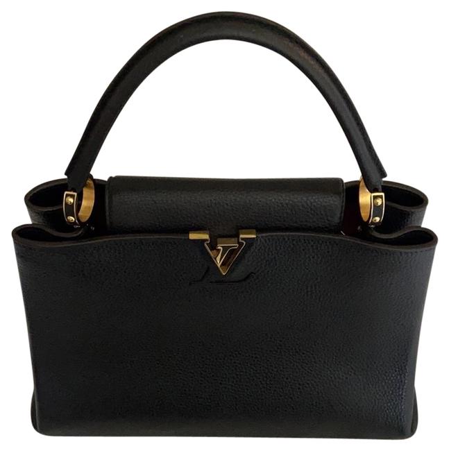 Louis Vuitton Capucines Tauillon Black Tote