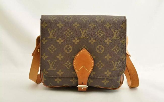 Louis Vuitton Cartouchiere Mm Monogram Canvas Satchel