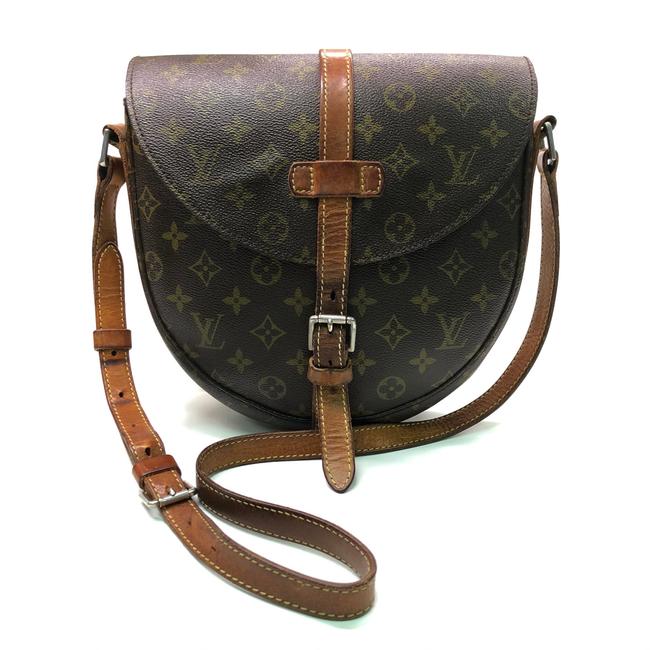 Louis Vuitton Chantilly Crossbody Womens Brown Monogram Canvas Shoulder Bag