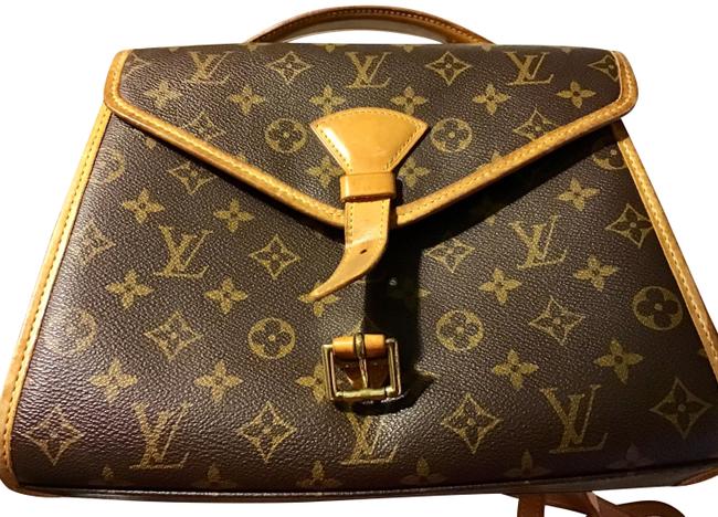 Louis Vuitton Crossbag Brown Leather Satchel