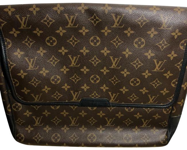 Louis Vuitton Crossbody Monogram Macassar Gm Brown WeekendTravel Bag
