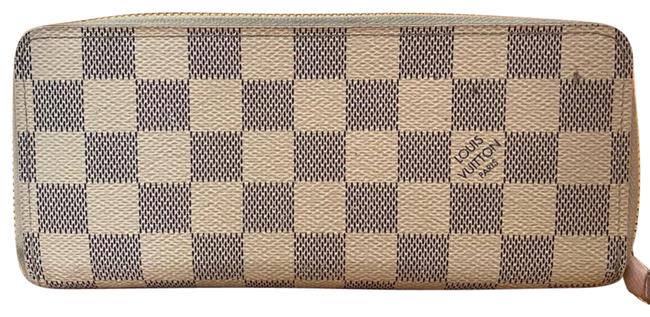 Louis Vuitton Damier Azur Canvas Clemence Wallet