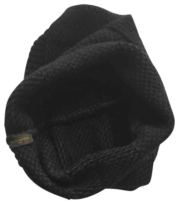 Louis Vuitton Damier Black Muffler Pocket Square ScarfWrap