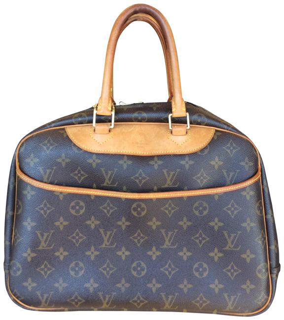 Louis Vuitton Deauville Shoulder Purse Monogram Canvas Tote