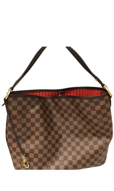 Louis Vuitton Delightful Mm 2017 Brown Damier Hobo Bag