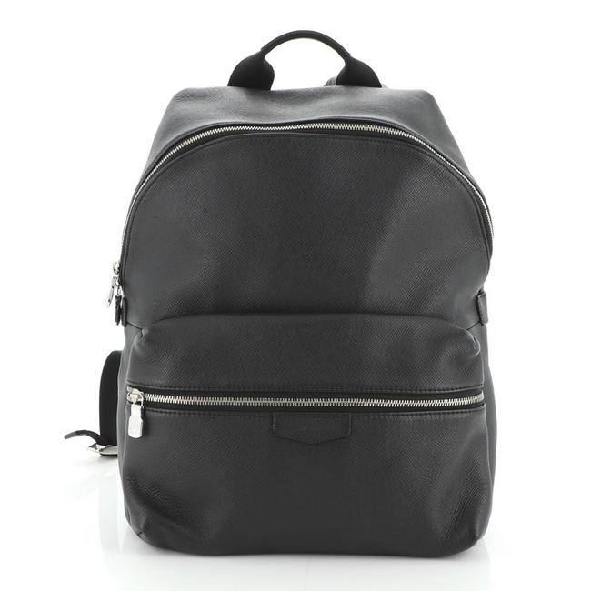 Louis Vuitton Discovery Taiga Pm Black Leather Backpack