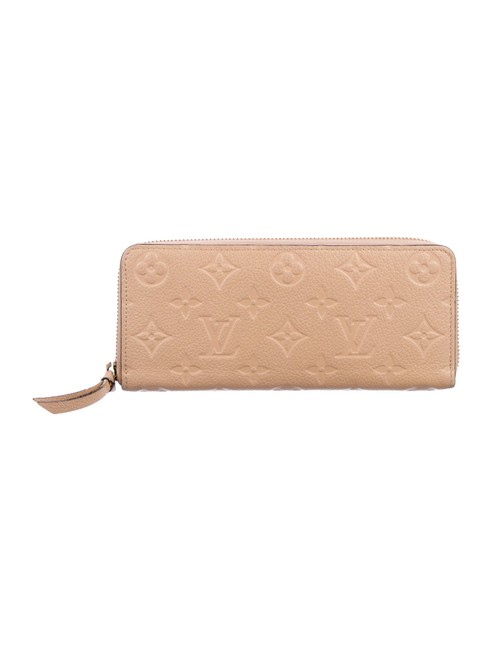 Louis Vuitton Dune Monogram Empreinte Clemence Wallet