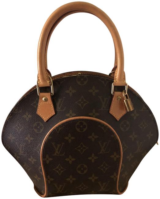 Louis Vuitton Ellipse Pm BrownBeige Monogram Canvas Satchel