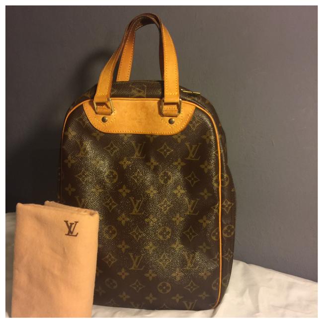 Louis Vuitton Excursion Monogram Handbag Brown Satchel