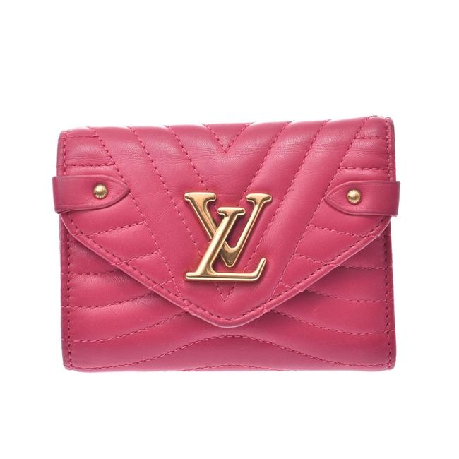 Louis Vuitton Freesia New Wave Compact M63821 Ladies Leather Tri fold Wallet