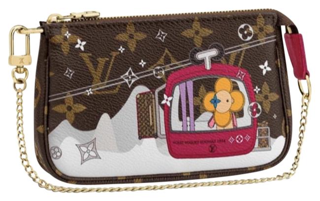 Louis Vuitton Fuchsia Pochette Accessoires M68490 Mini Wallet